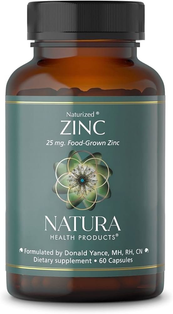 Zinc Natura 60 capsules bottle