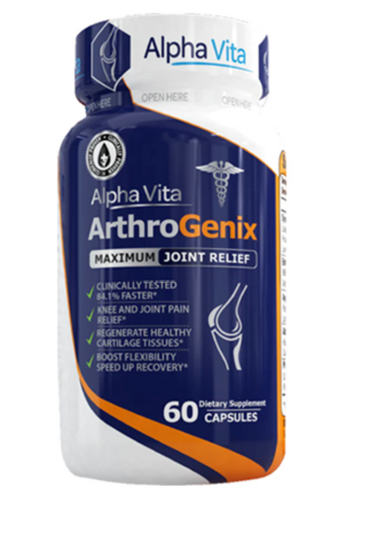 Alpha Vita ArthroGenix joint relief capsules bottle