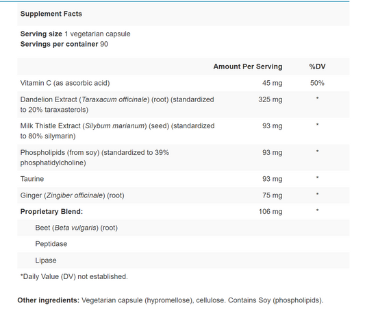 Bile Min Ingredients 