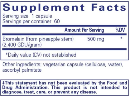 Bromelain Ingredients 