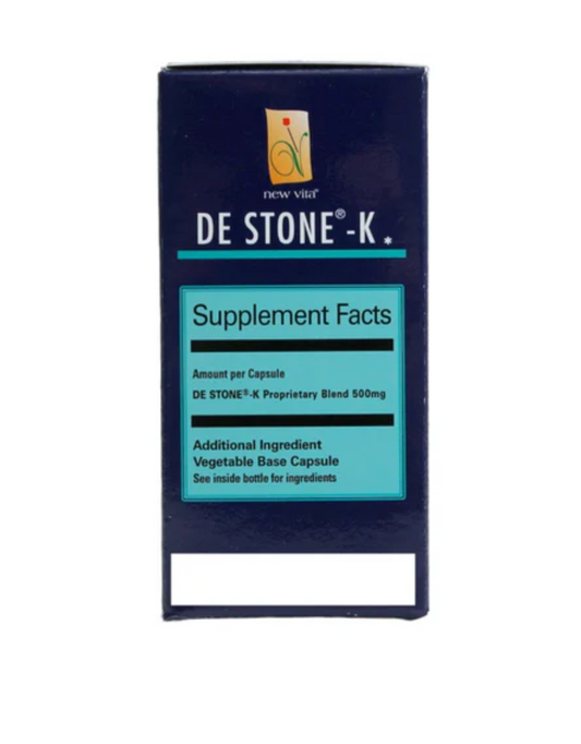 DeStone K Supplement facts 