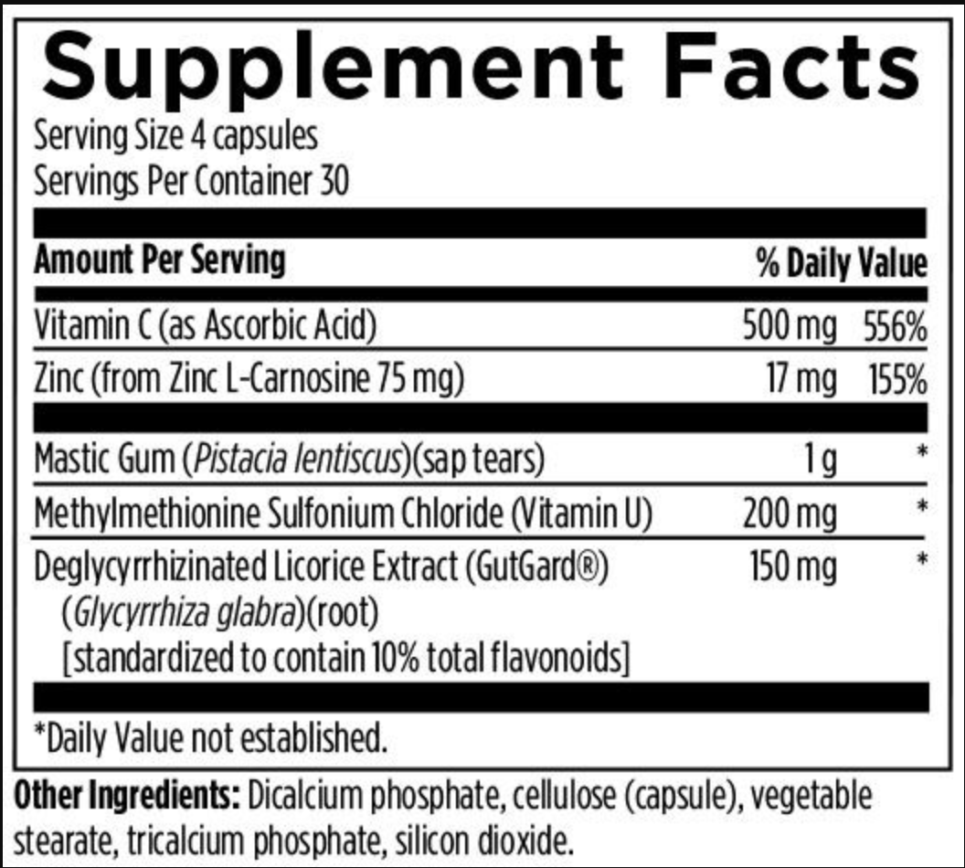 Gastromend Ingredients 