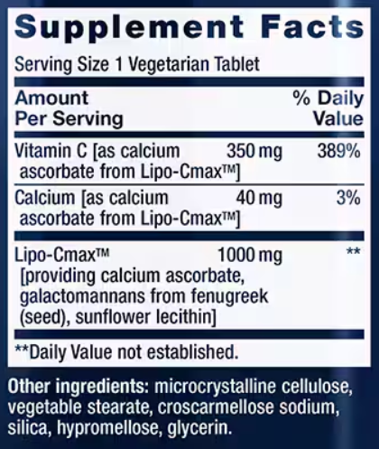 Liposomal Vitamin C Ingredients 