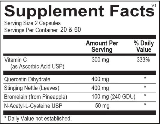 Natural D-Hist Ingredients 