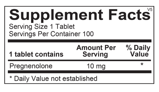 Pregnenolone Ingredients 