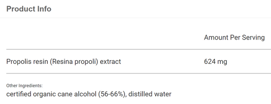 Propolis Product info 