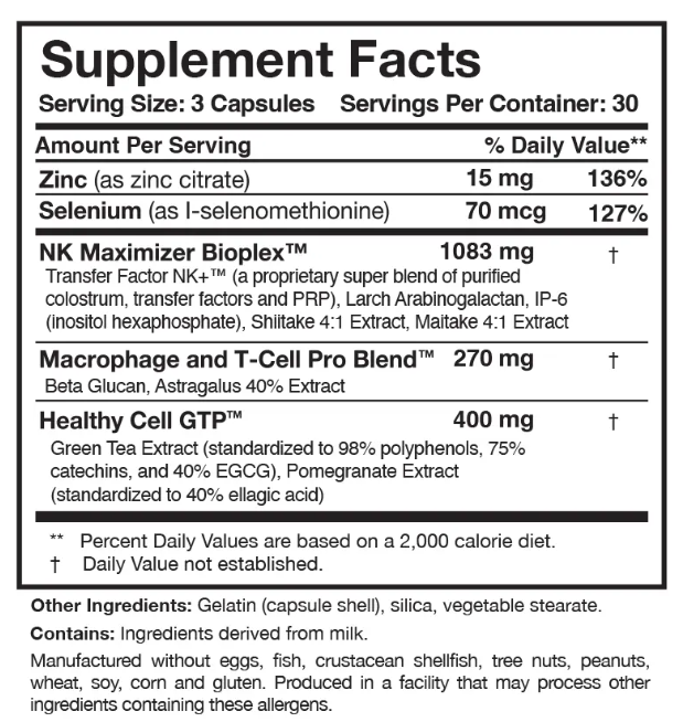 Transfer Factor Ingredients