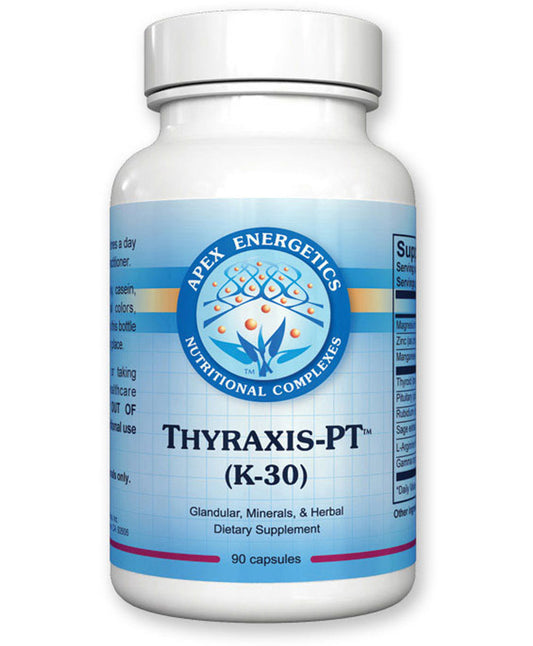 Thyraxis-PT K-30 dietary supplement bottle