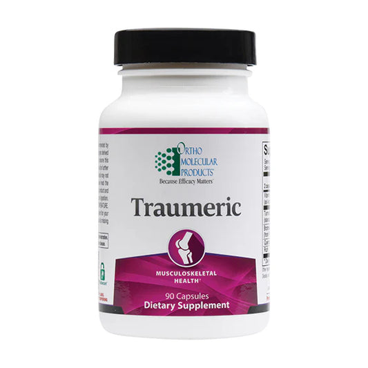 "Traumeric dietary supplement bottle musculoskeletal health"